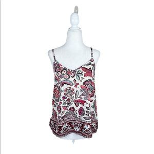 Hollister BohemianPrint Strappy Back Tank Top